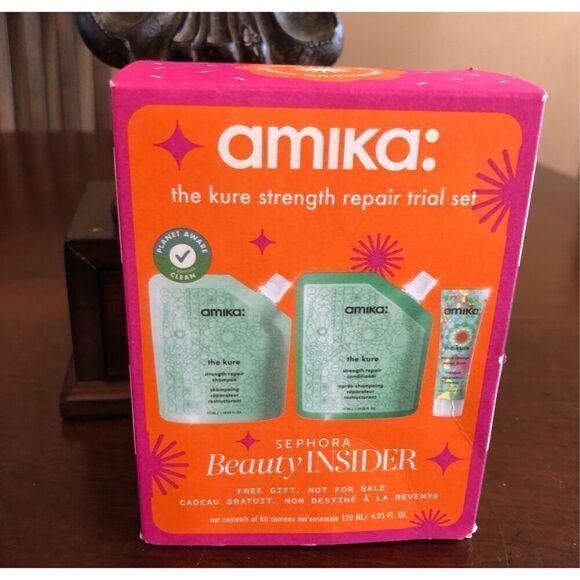 AMIKA - NWT - The Kure Strength Repair Trial Set. Shampoo, Conditioner & Mask - Picture 4 of 12